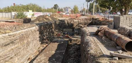 В Ельце продолжается масштабная реконструкция теплосети по улице Коммунаров