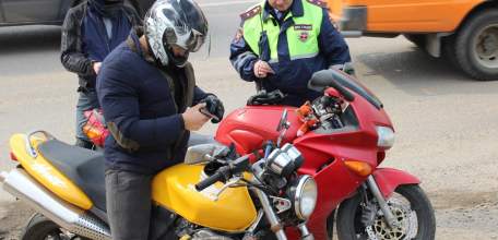 Итоги проверки мотоциклистов сотрудниками ГИБДД на территории Ельца с 7 по 8 октября 2020 г.