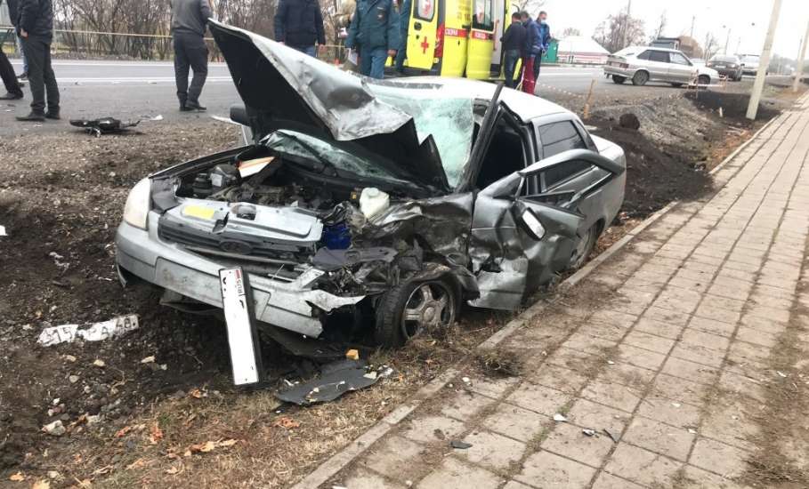 В Становлянском районе на трассе М4 «Дон» в столкновении пострадали пять человек