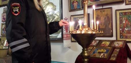 В Елецком районе ученики воскресной школы почтили память погибших во всемирный день памяти жертв ДТП