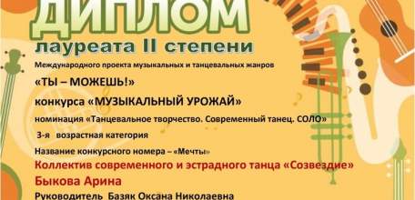 Победы коллектива "Созвездие"