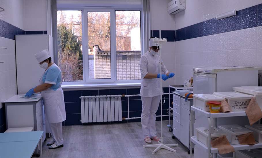 Терапевтическое отделение открылось в Елецкой больнице после ремонта
