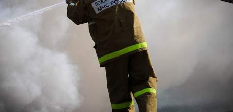 В воскресное утро в Ельце горела баня