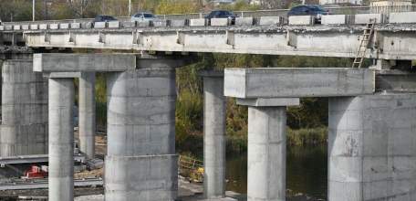Внимание! Временное перекрытие движения по мосту ночью!