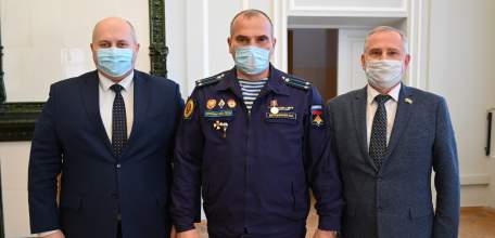 Ельчане получили награды от Союза городов воинской славы