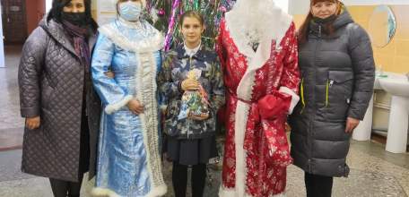 «Поезд Деда Мороза» продолжил свое путешествие по Елецкому району