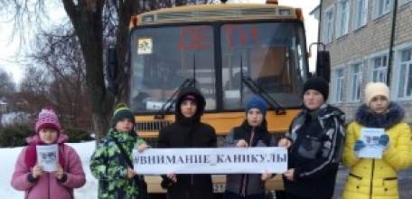 В Елецком районе юные инспекторы дорожного движения провели профилактическую акцию «Внимание – Каникулы!»