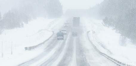 Внимание! Экстренное предупреждение МЧС: сильный снег, метель