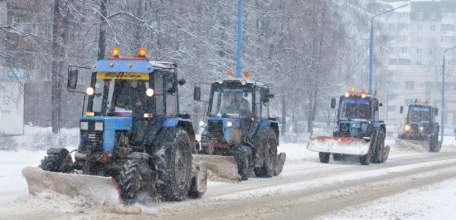 Коммунальные службы Липецкой области устраняют последствия снегопада