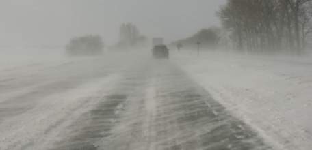 Внимание! Предупреждение МЧС: ночью ожидается сильный снег, плохая видимость