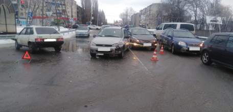 ДТП в Ельце на перекрестке трассы "Дон"