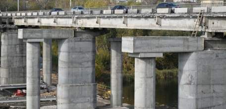 Внимание! Временное перекрытие движения на автомобильном мосту!