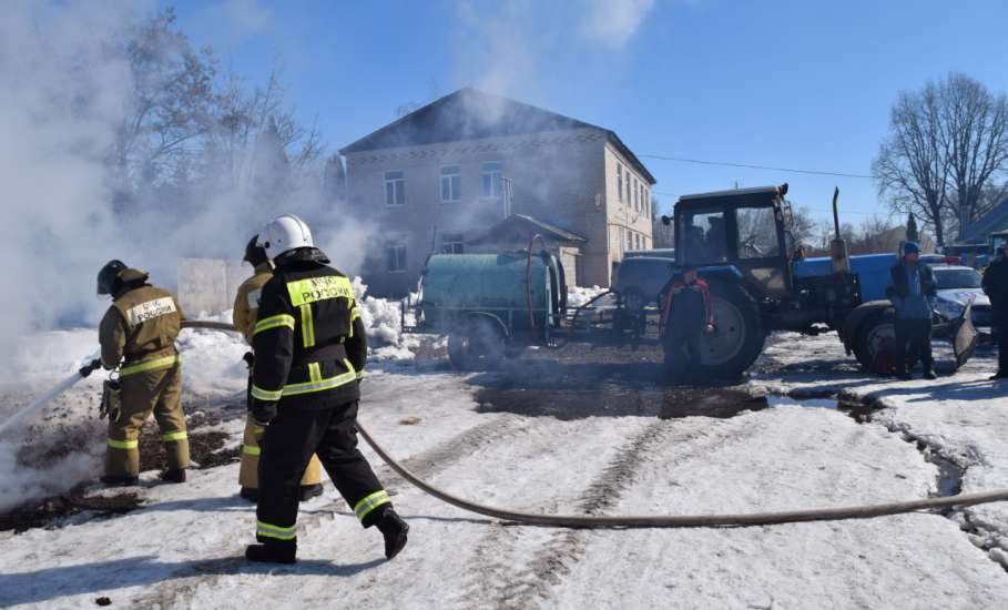 Учения по ликвидации ландшафтных пожаров на территории сельского поселения Пищулинский сельсовет