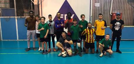 "ФК Елец" в составе юношеской команды "Елец-2007" сыграл товарищеский матч со студенческой командой "Иностранцы"