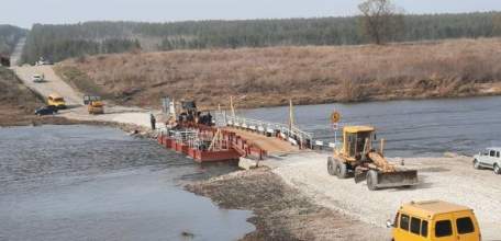 В Замятино вернули на место мост через Дон