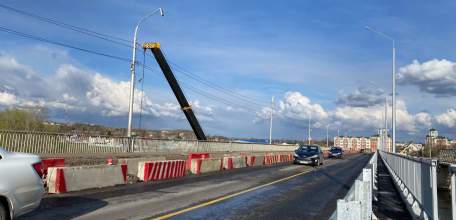 Мост в Ельце через р. Быстрая Сосна начал свою работу в тестовом режиме