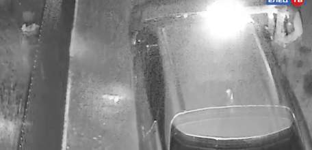 Поджигателя Лексуса сняла камера видеонаблюдения