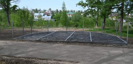 Завершающие работы в парке 40-летия Октября