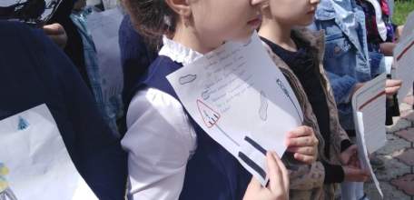 В школах п. Солидарность и с. Лавы Елецкого района прошла акция «Письмо ЮИД»
