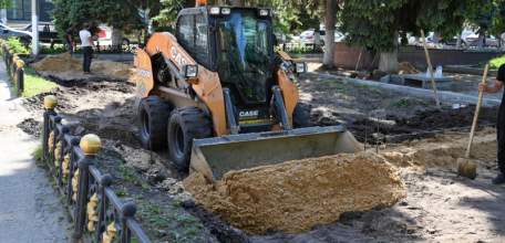 Ход работ на строящихся объектах Ельца оценил первый заместитель главы города