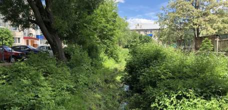 Почему прекратились работы по очистке русла ручья Лучок?!