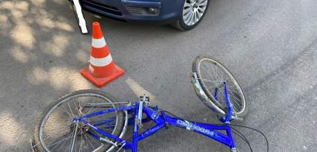 В Ельце совершен наезд на несовершеннолетнего велосипедиста