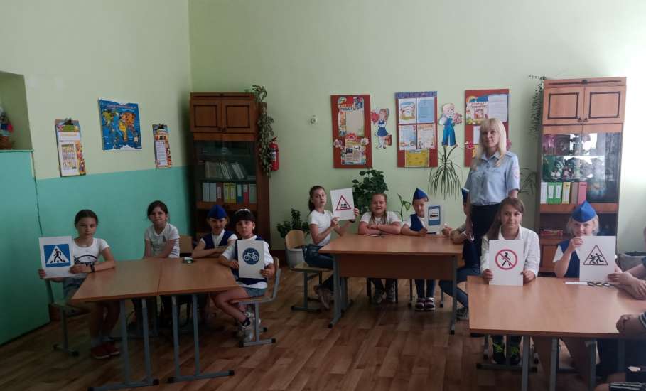 ГИБДД Елецкого района проводит профилактические игры для детей «В стране правил дорожного движения»