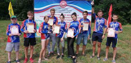 Команда из Ельца успешно выступила на региональном этапе Всероссийского слёта юных туристов