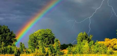 Внимание! Предупреждение МЧС: сильный ветер, гроза, возможен ливень с градом