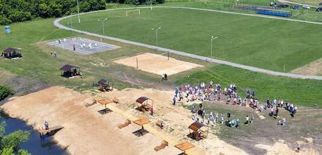 Набережная в Елецком районе благоустроена