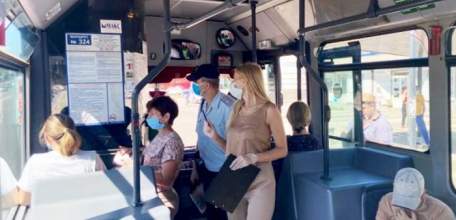 Проверки соблюдения масочного режима возобновлены в общественном транспорте