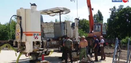 В школе №24 начинаются работы по бетонированию территории под спортивные площадки