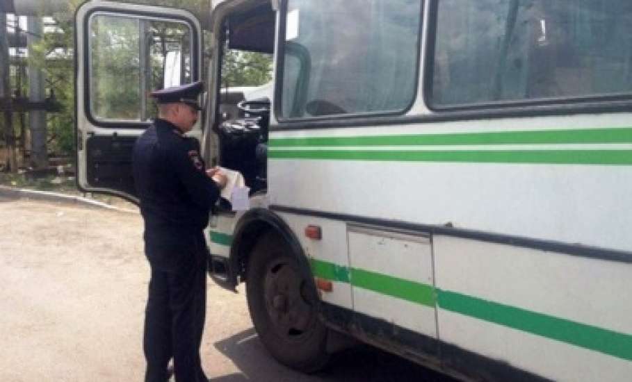 Итоги проверки водителей автобусов 10 августа в Елецком районе