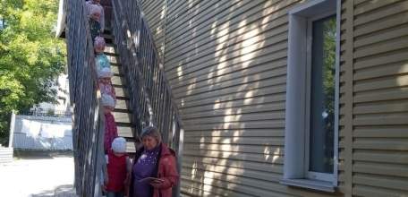 Учебно-тактическое занятие по эвакуации детей из здания детского сада