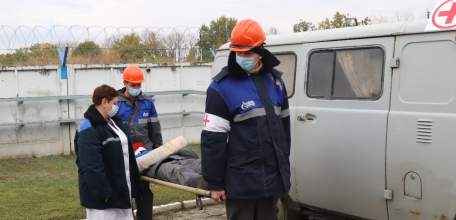 В Елецком районе проходят учения в рамках месячника по гражданской обороне