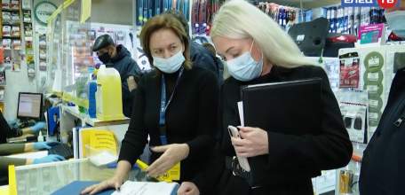 От масок до градусников: в магазинах Ельца проходят антиковидные рейды