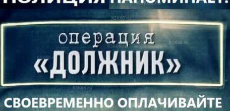 Оперативно-профилактическое мероприятие «ДОЛЖНИК»