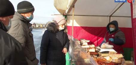 «Эх, полным-полна коробушка»: у рынка «Дионис» работает ярмарка-продажа качественных товаров