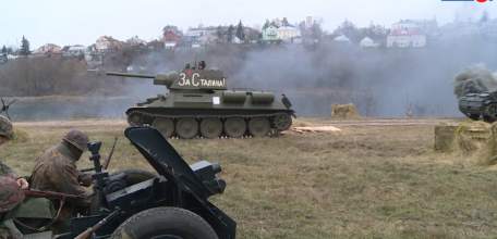 Видеоверсия военно-исторической реконструкции к 80-й годовщине Елецкой наступательной операции