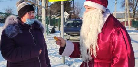 Дед Мороз за безопасность дорожного движения!