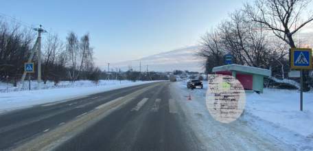 В Ельце пенсионерка попала под колеса «Гранты»