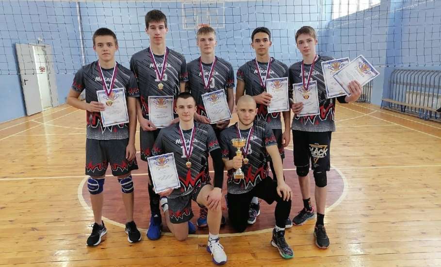 Юношеская сборная Ельца стала победителем первенства Липецкой области по волейболу в зачет Спартакиады школьников