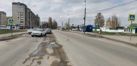 ДТП в Ельце на ул. Коммунаров