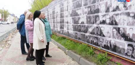 Памяти героев: на улице Коммунаров установлен баннер «Бессмертный полк»