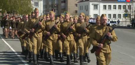 Генеральная репетиция: сводные парадные расчёты провели итоговую тренировку