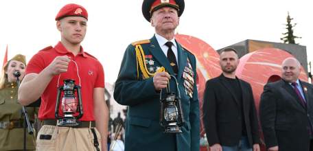 Огонь памяти побывал в Ельце