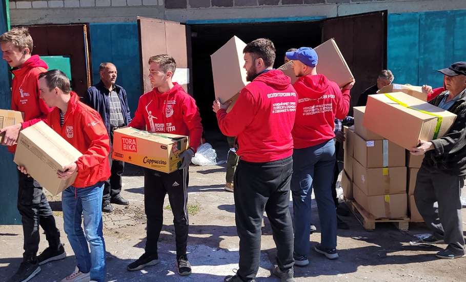 Липецкая область доставила более 200 тонн гуманитарной помощи жителям Донбасса