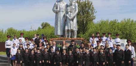 В Елецком районе прошла встреча учащихся казачьих кадетских классов с. Казаки, г. Ельца и казачества Ельца
