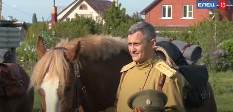 111 лет спустя: ельчане отправились в поход по пути гусар 18-го Нежинского полка
