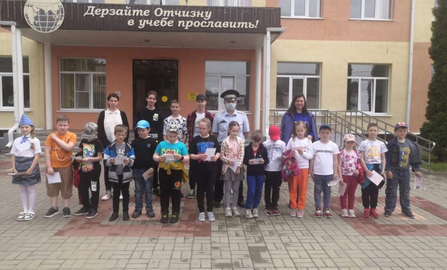 Акция ГИБДД и ЮИД «Мы выбираем жизнь!» в школе № 1 им. М.М. Пришвина